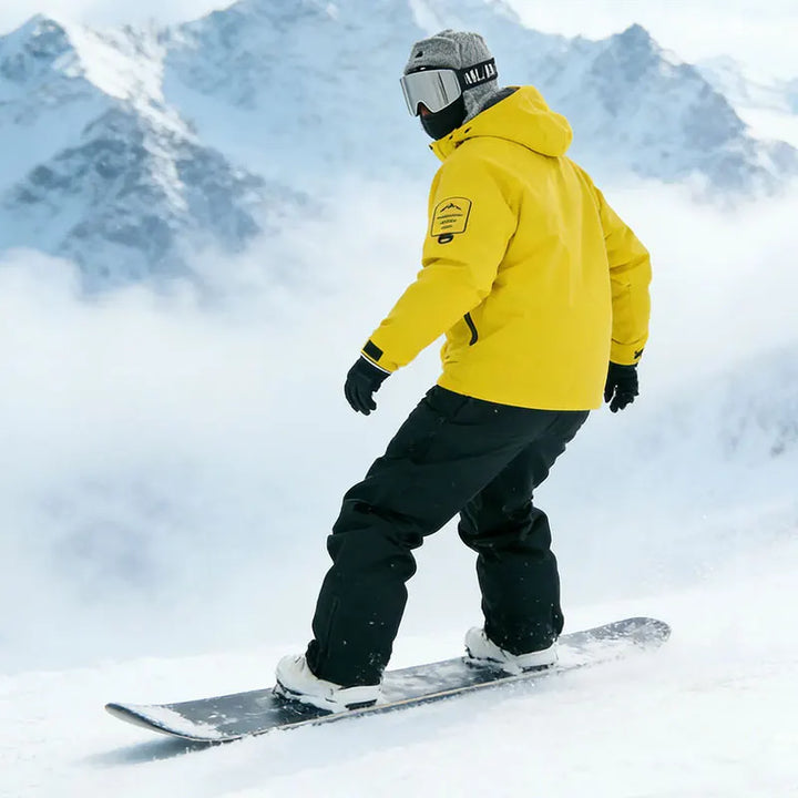 Unisex Ski Suit with Hooded Jacket and Loose Fit Pants | Snowboard