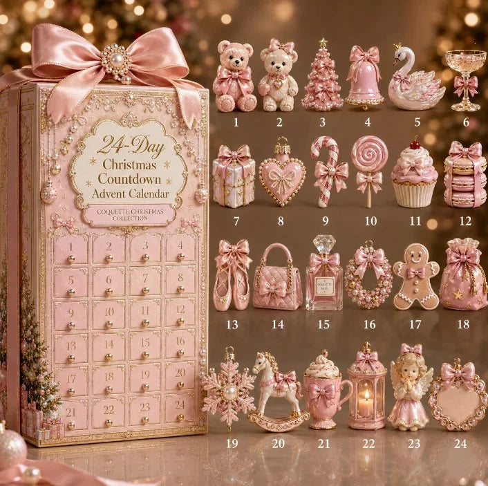 Advent Calendar With Miniature Decorations | Christmas