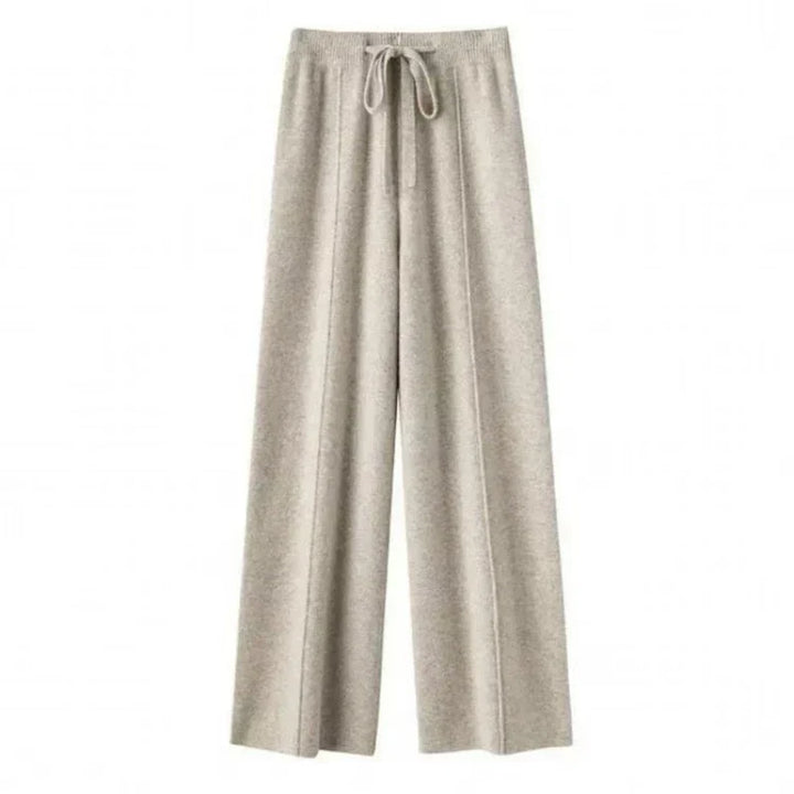 Women's Winter Wide Leg Trousers | Knitted