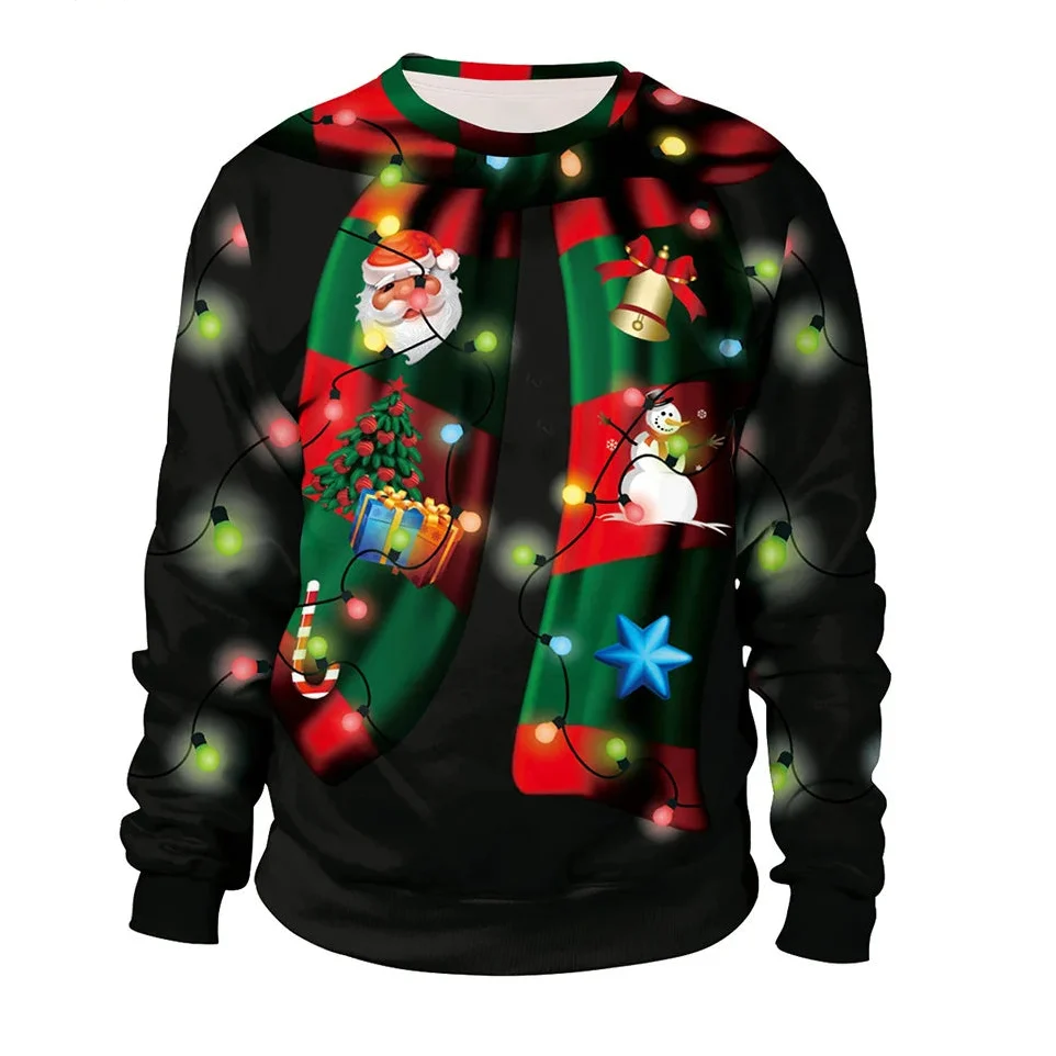 Men's Winter Round Neck Christmas Jumper | Long Sleeve