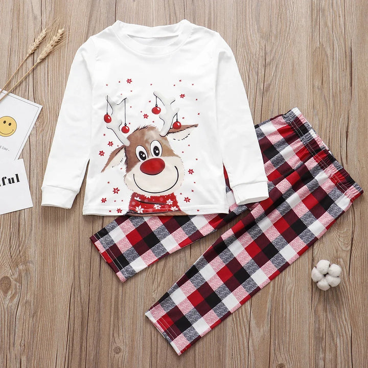 Family Matching Printed Christmas Pyjamas Set | Winter