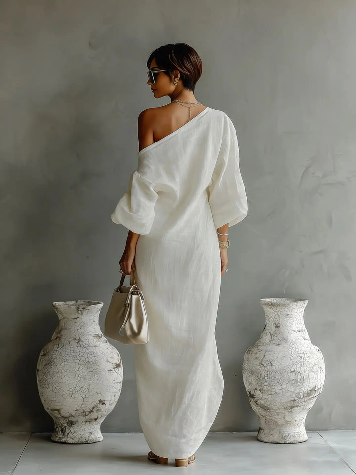 Women's Summer One Shoulder Dress | Maxi