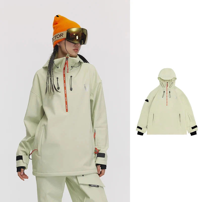 Unisex Half Zip Ski Jacket and Trousers | Anorak