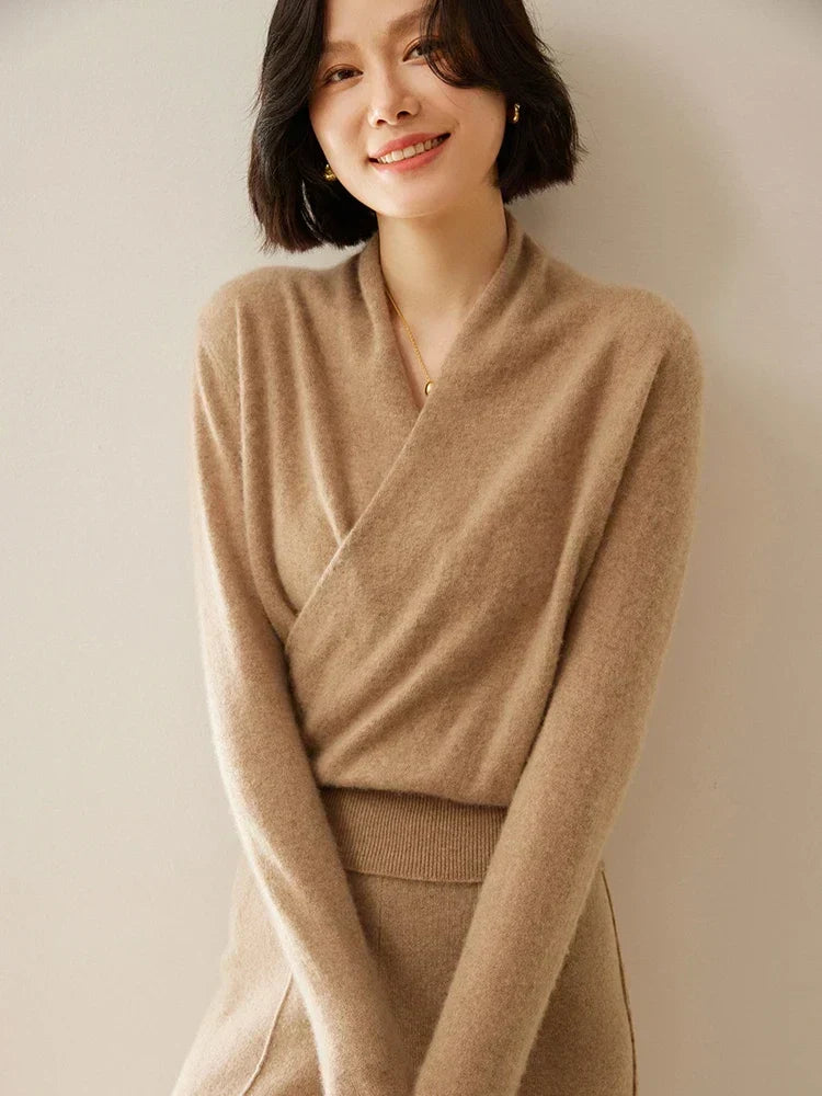 Women's Front Wrap Cardigan | Slim Fit