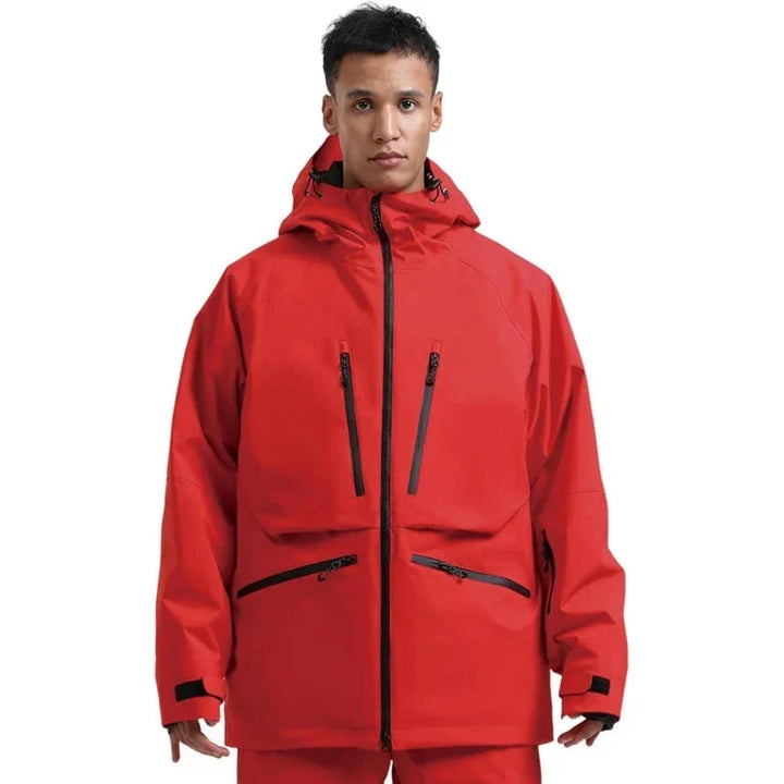 Unisex Hooded Zip Up Ski Jacket | Snowboard