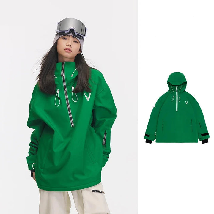Unisex Half Zip Ski Jacket and Trousers | Anorak