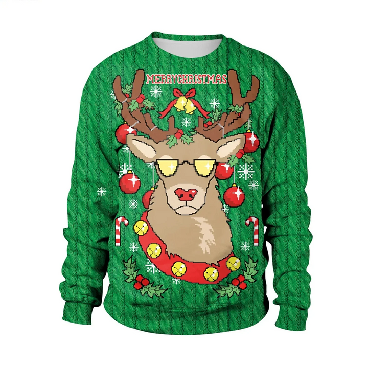 Men's Winter Round Neck Christmas Jumper | Long Sleeve