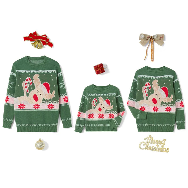 Family Matching Christmas Winter Knit Jumper | Round Neck