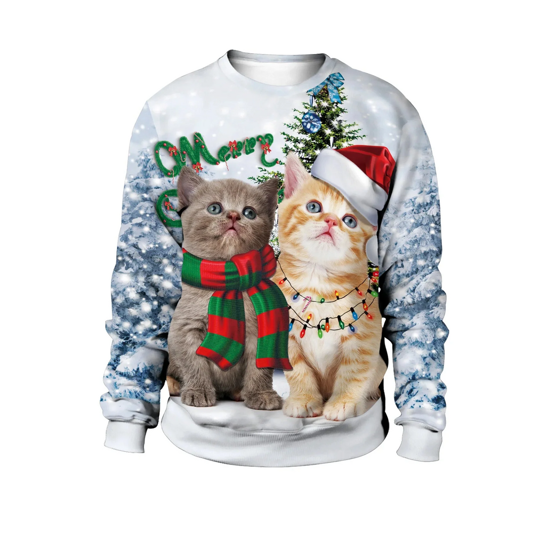 Men's Winter Round Neck Christmas Jumper | Long Sleeve