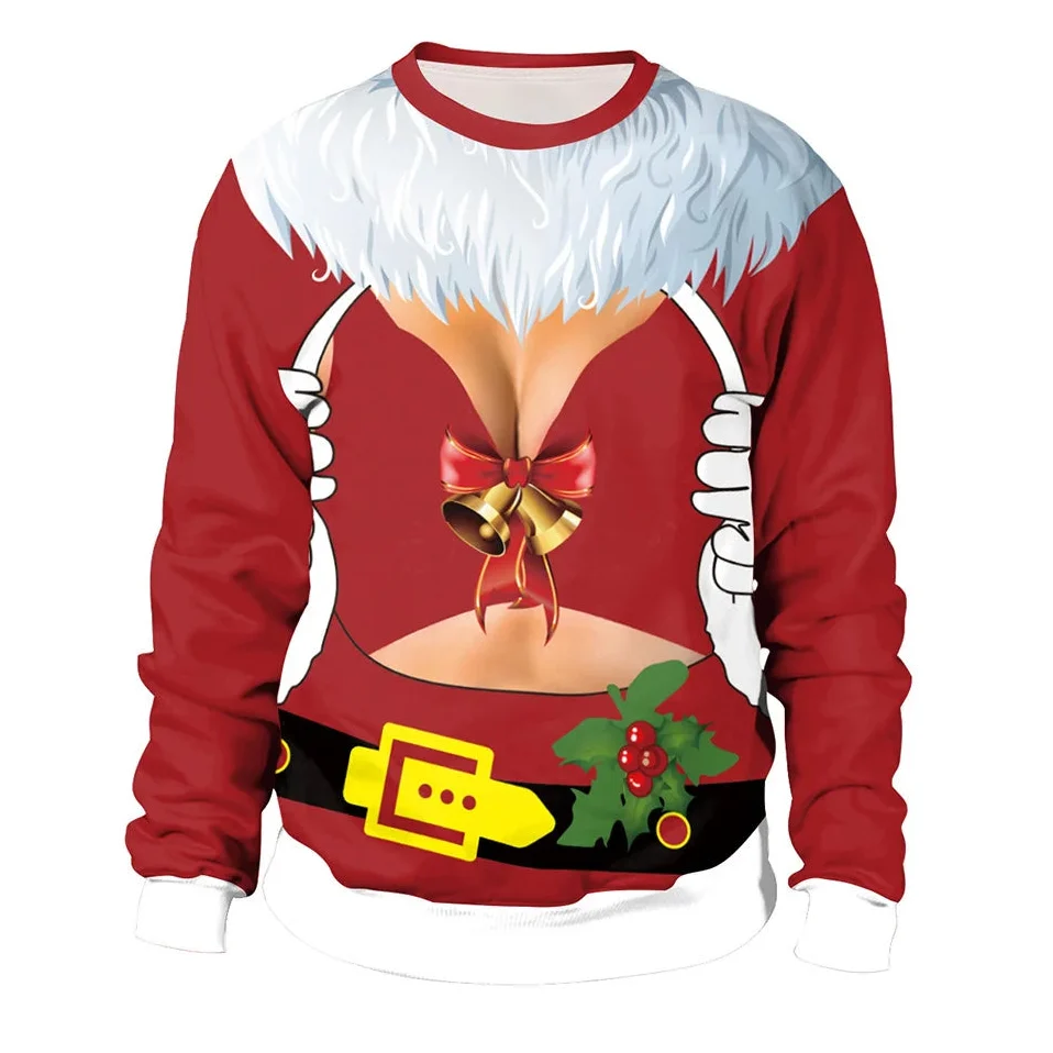 Men's Winter Round Neck Christmas Jumper | Long Sleeve