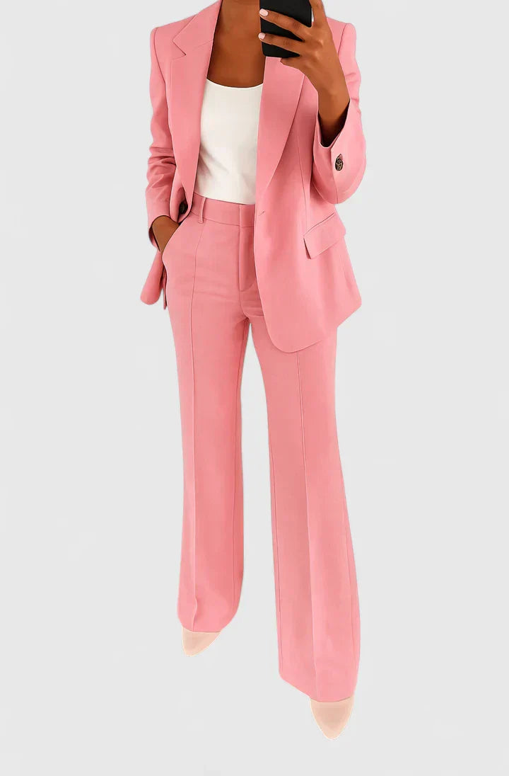 Women's Formal Elegant Two-Piece Suit Set | Blazer and Trouser