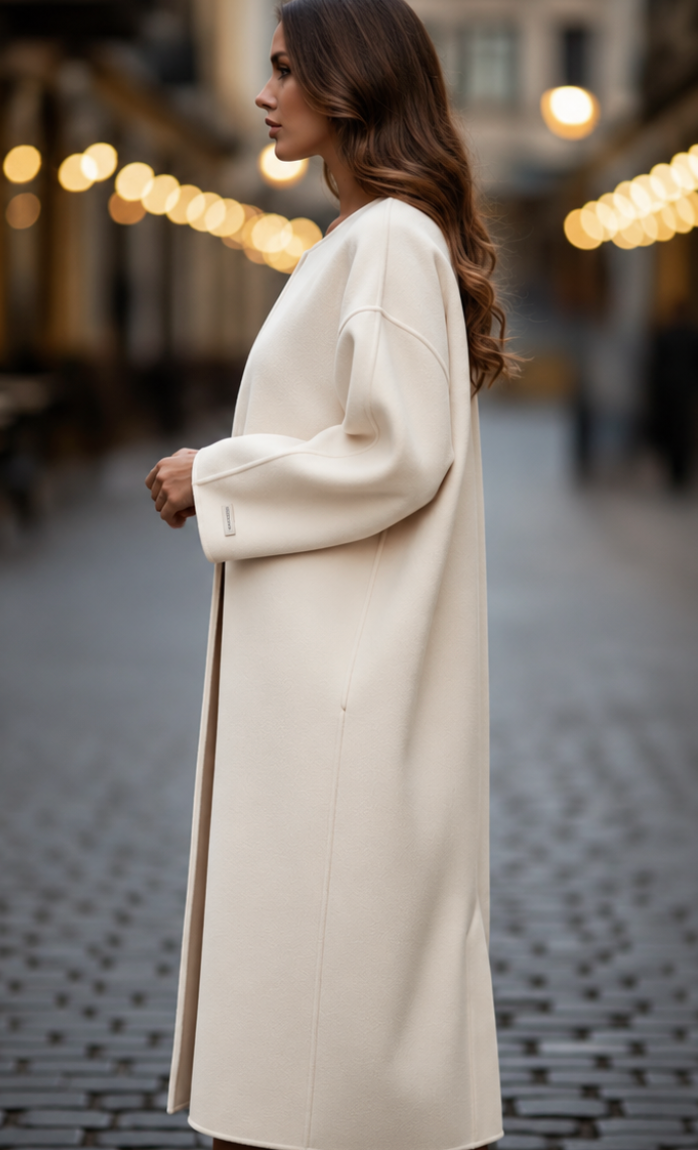 Women's Chic Oversized Coat | Longline