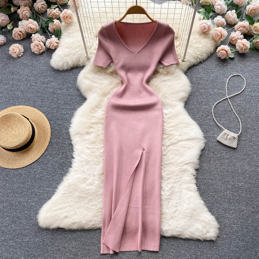 Women’s Maxi Ribbed Knit Dress | Winter
