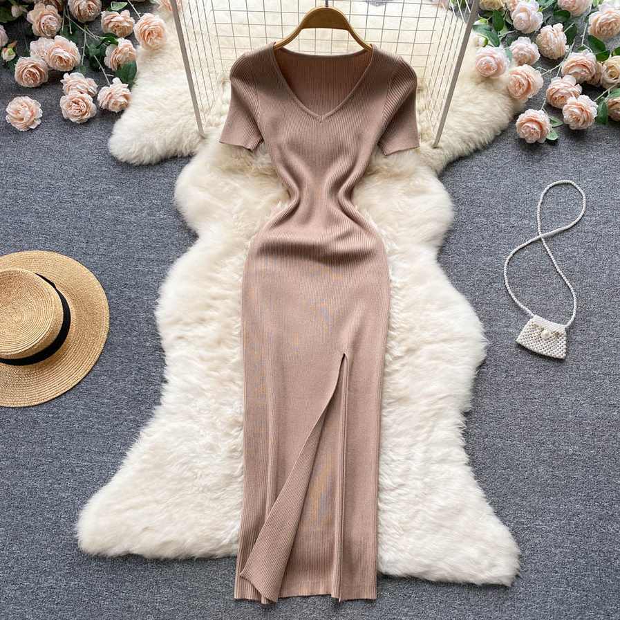 Women’s Maxi Ribbed Knit Dress | Winter