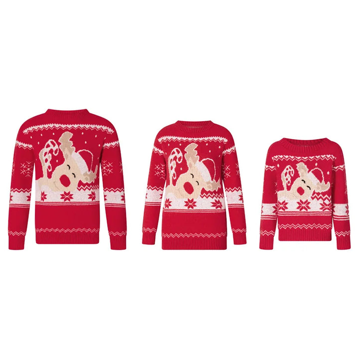 Family Matching Christmas Winter Knit Jumper | Round Neck
