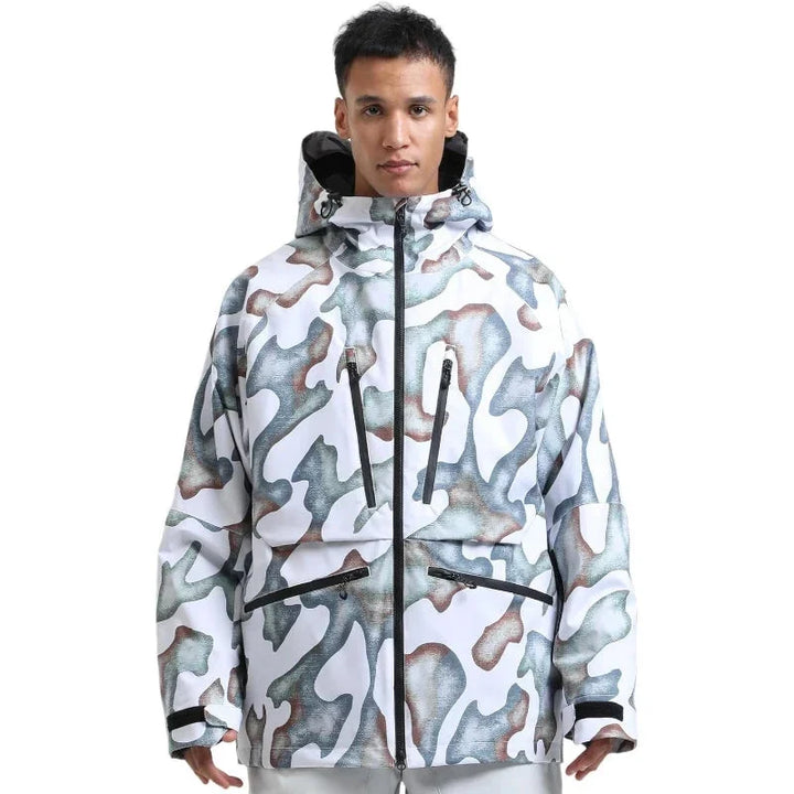 Unisex Hooded Zip Up Ski Jacket | Snowboard