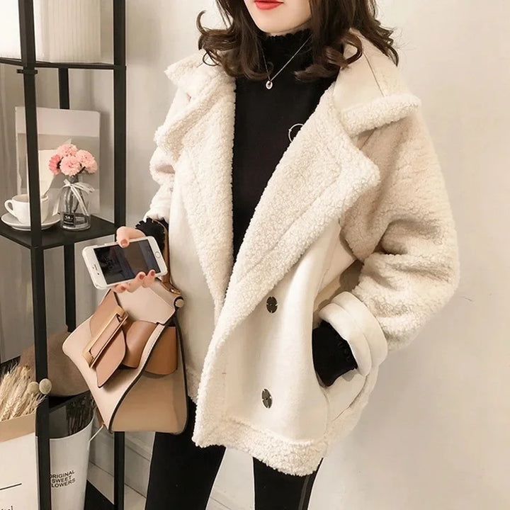 Women's Long Sleeve Winter Jacket | Oversized