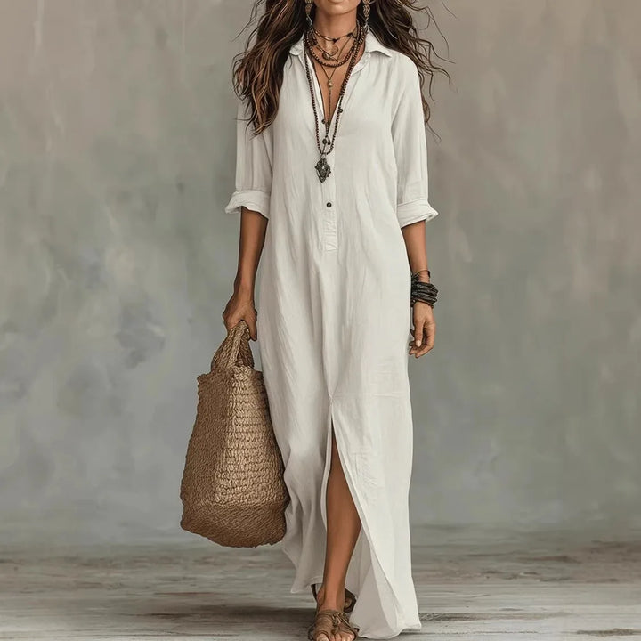 Women's Summer Long Shirt Dress | Maxi