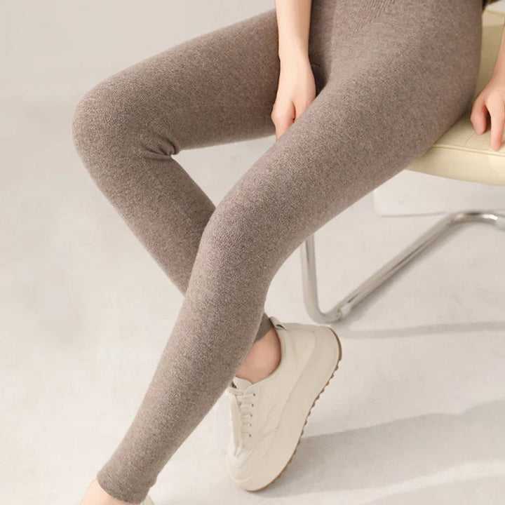 Women's Fitted Knitted Leggings | High Waist