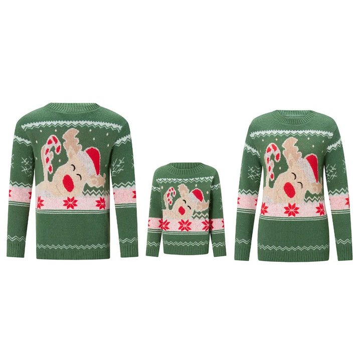 Family Matching Christmas Winter Knit Jumper | Round Neck