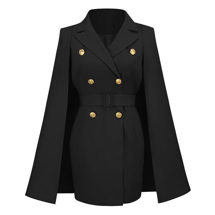 Women’s Cape Blazer Formal Dress | Mini
