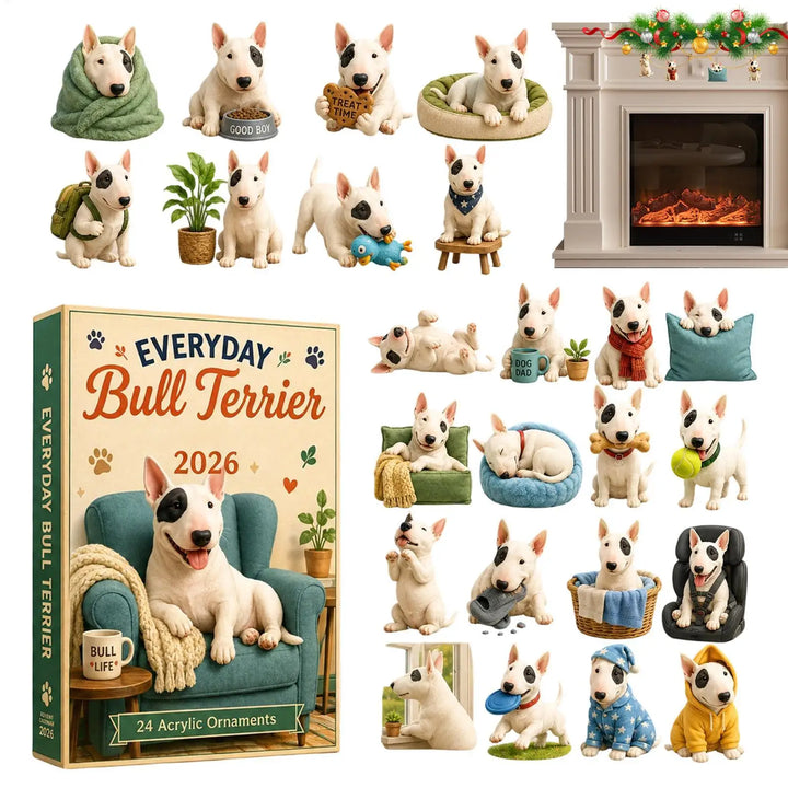 Bull Terrier Advent Calendar 24 Days | Christmas