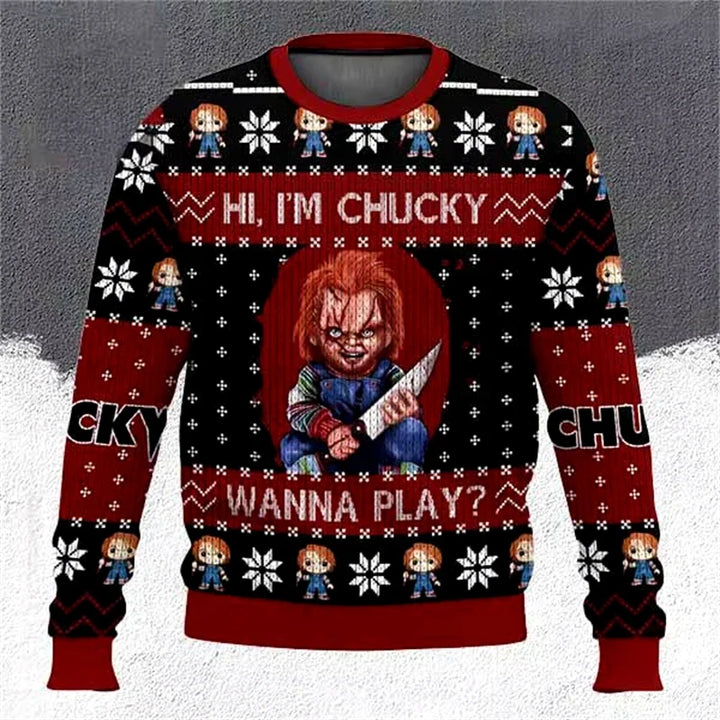 Unisex Funny Printed Christmas Jumper | Graphic