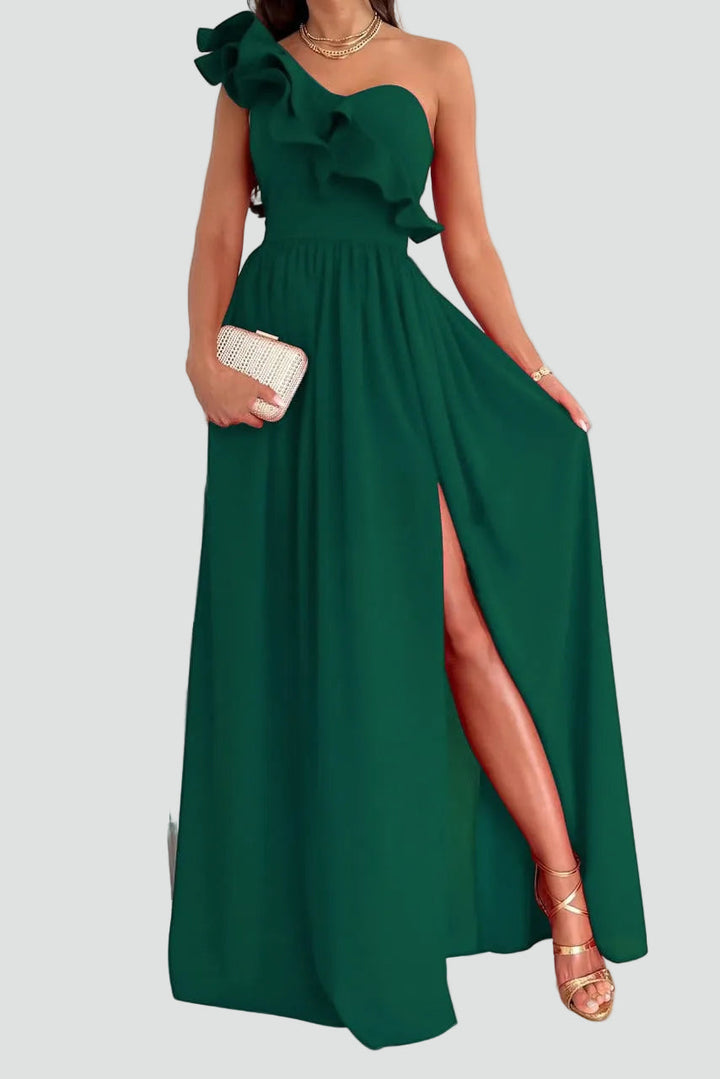 Women's Wedding Guest Ruffle Dress | Maxi