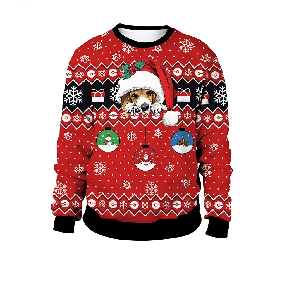 Men's Winter Round Neck Christmas Jumper | Long Sleeve
