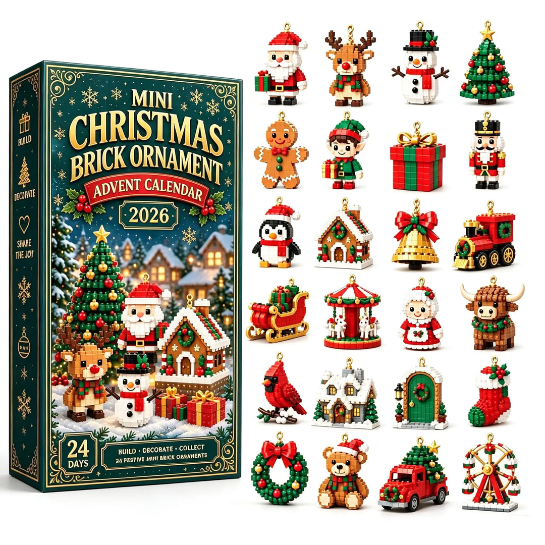 Advent Calendar With Miniature Decorations | Christmas