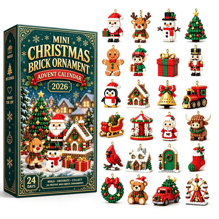 Advent Calendar With Miniature Decorations | Christmas