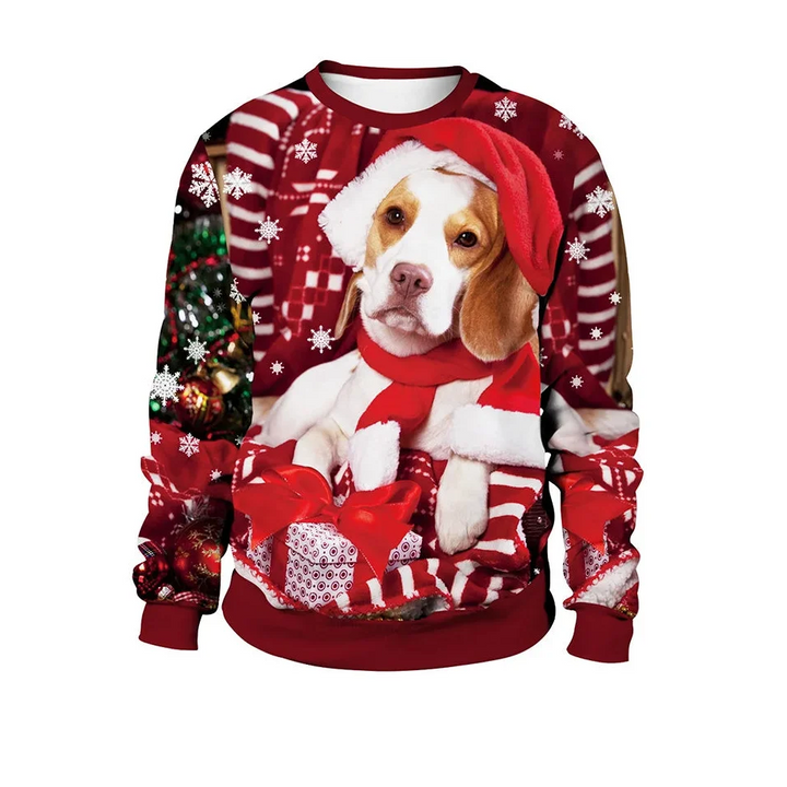 Men's Winter Round Neck Christmas Jumper | Long Sleeve