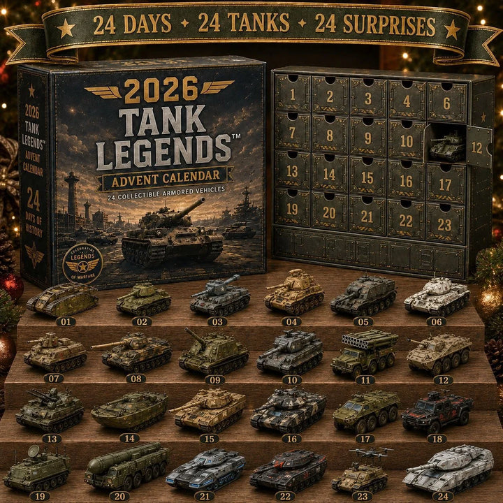 Aircraft And Tank Advent Calendar 24 Days | Christmas
