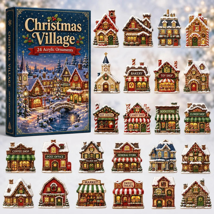 Advent Calendar With Miniature Decorations | Christmas