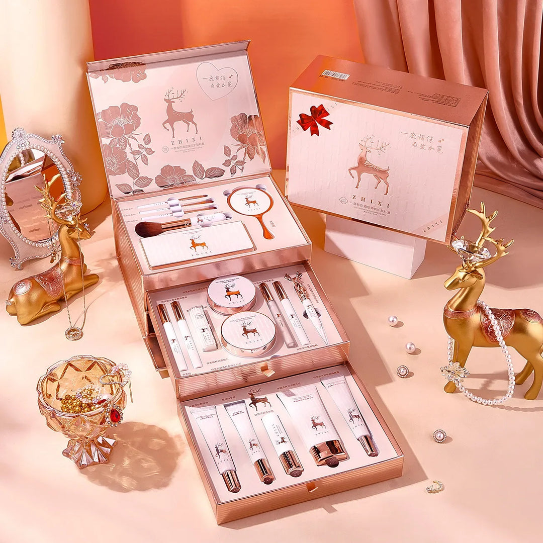 Makeup Box With Cosmetics For Women | Beauty