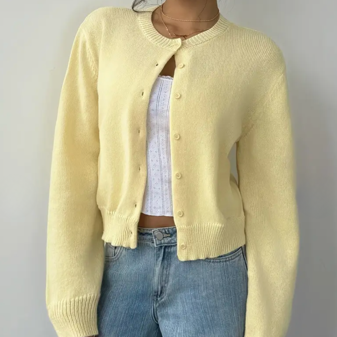 Women's Long Sleeve Button Up Cardigan | Winter