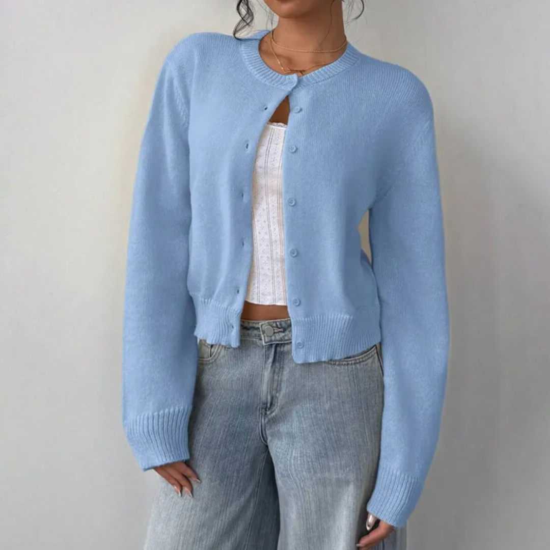 Women's Long Sleeve Button Up Cardigan | Winter