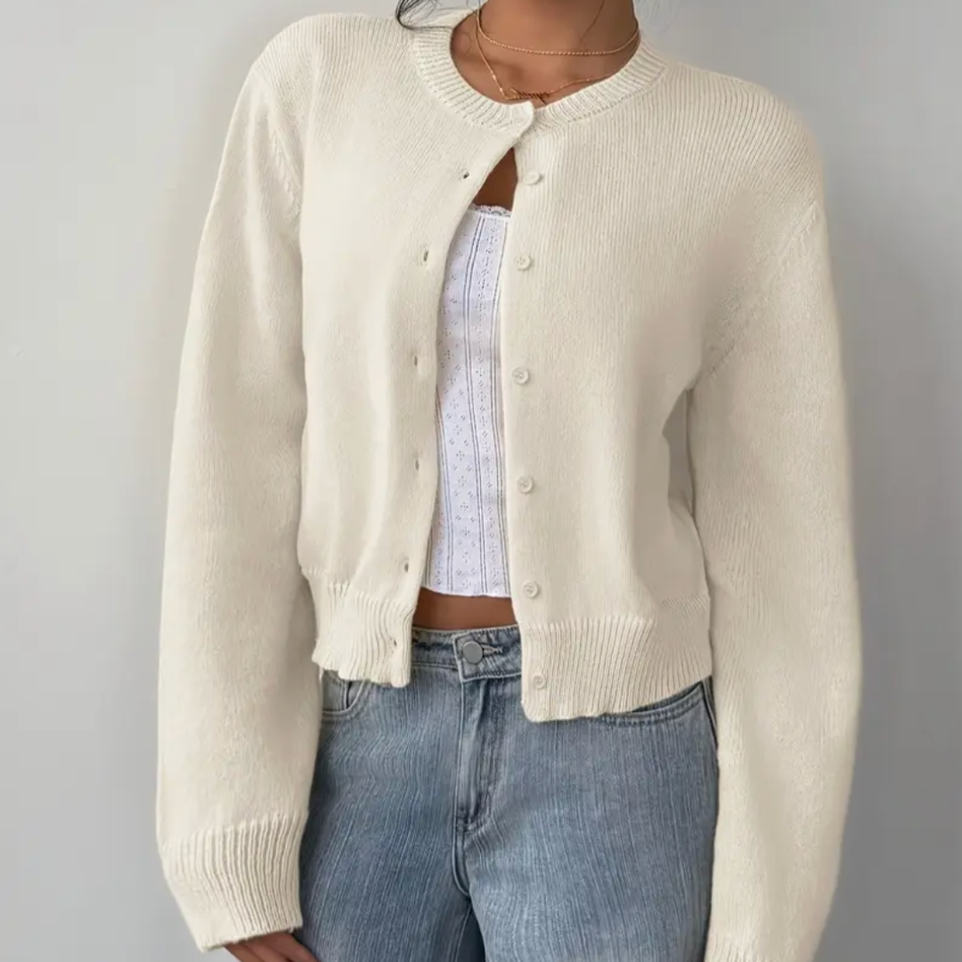 Women's Long Sleeve Button Up Cardigan | Winter