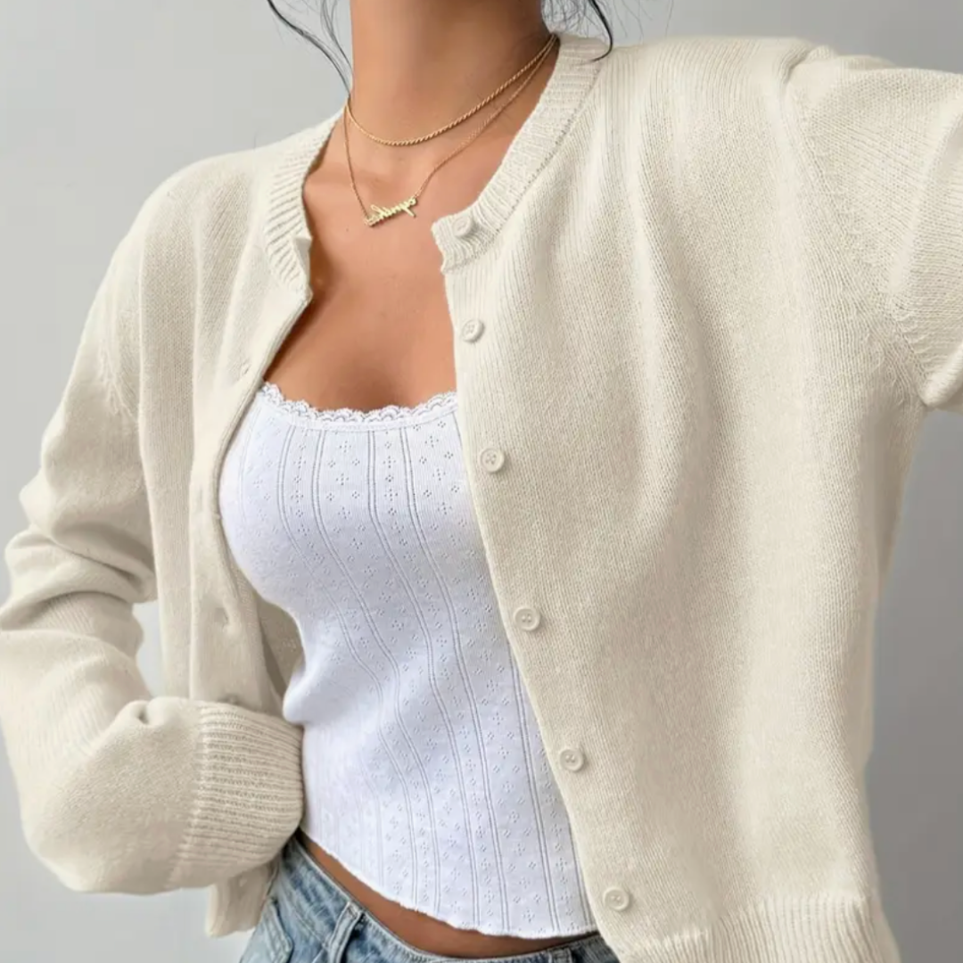 Women's Long Sleeve Button Up Cardigan | Winter