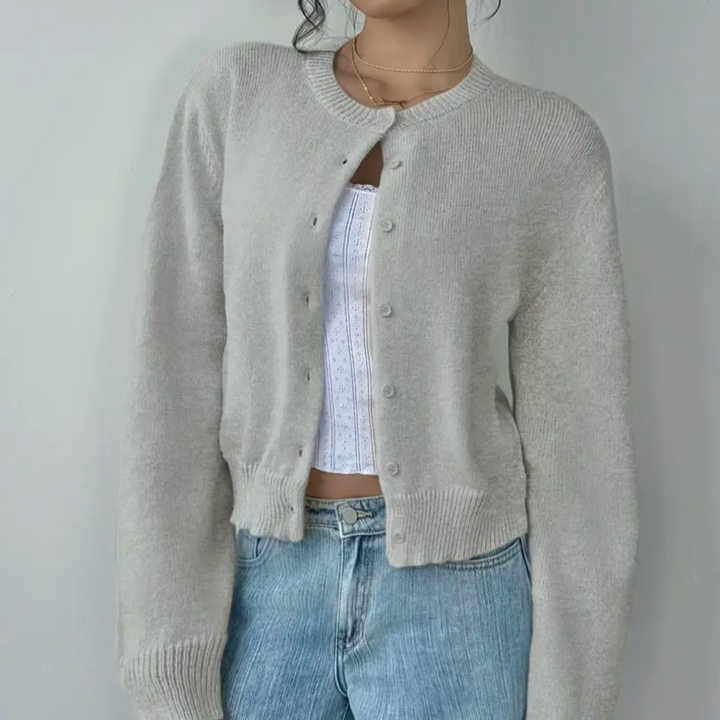 Women's Long Sleeve Button Up Cardigan | Winter