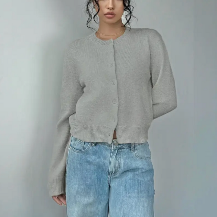 Women's Long Sleeve Button Up Cardigan | Winter