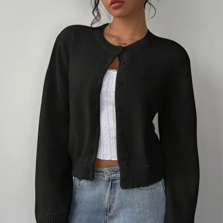 Women's Long Sleeve Button Up Cardigan | Winter