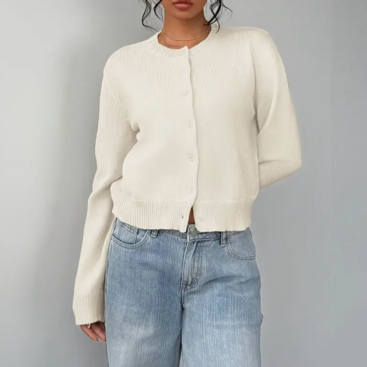 Women's Long Sleeve Button Up Cardigan | Winter