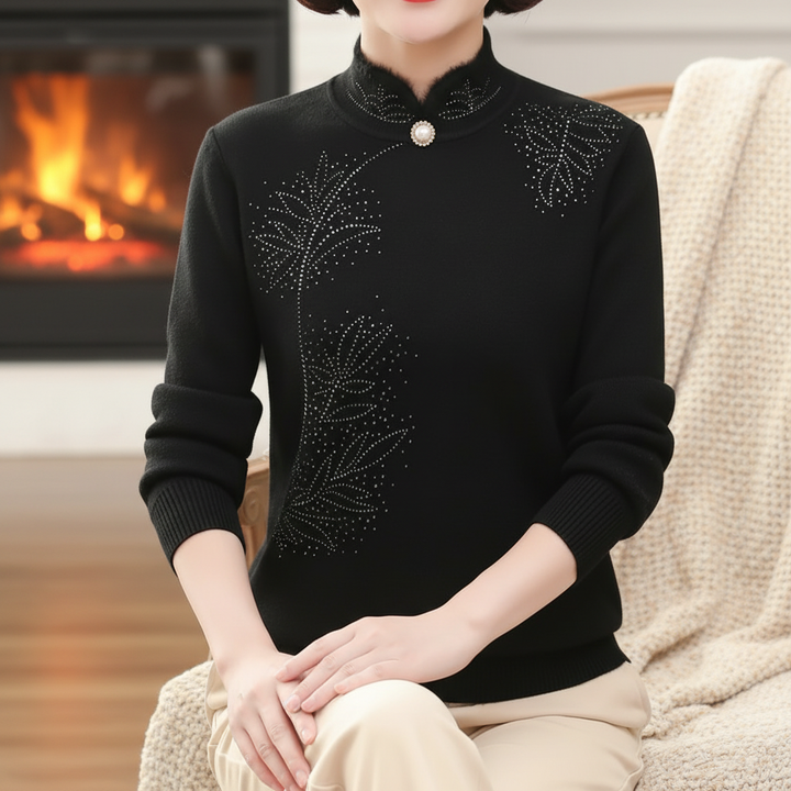 Women’s Mandarin Collar Jumper | Winter