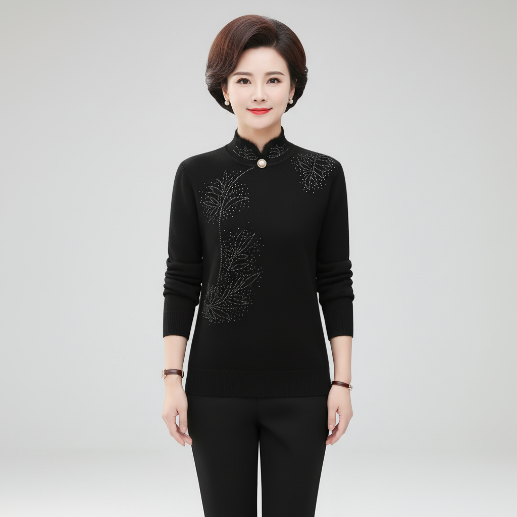 Women’s Mandarin Collar Jumper | Winter