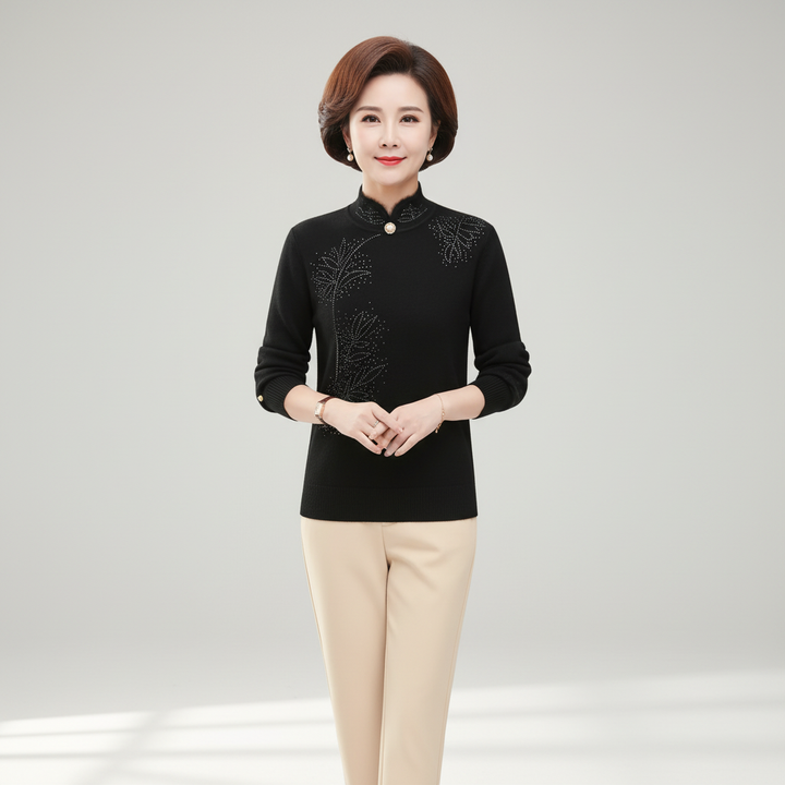 Women’s Mandarin Collar Jumper | Winter