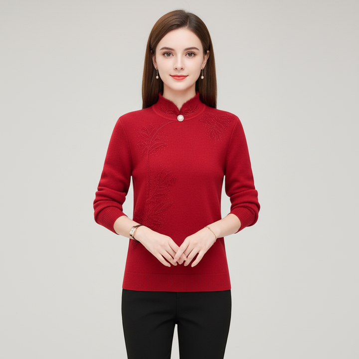 Women’s Mandarin Collar Jumper | Winter