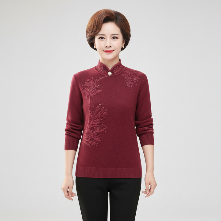 Women’s Mandarin Collar Jumper | Winter