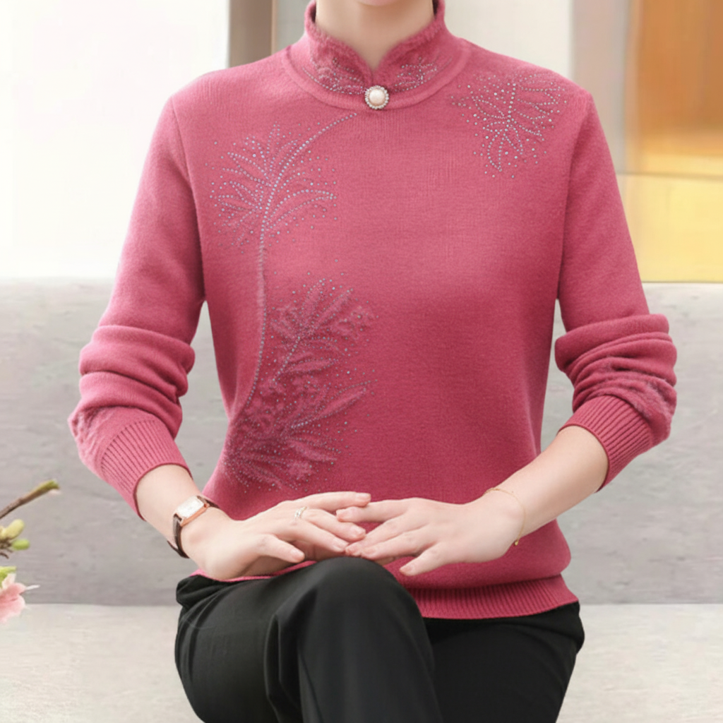 Women’s Mandarin Collar Jumper | Winter