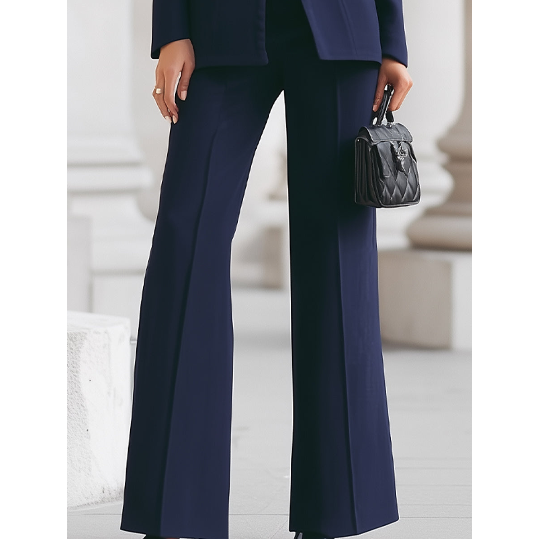 Women's Elegant Blazer and Work Pants Set | Two Piece
